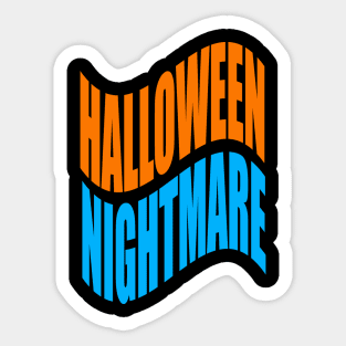 Halloween nightmare Sticker